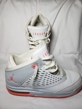 Nike Air Jordan Academy GG Girls Sneakers 7Y White Platinum Hyper Pink